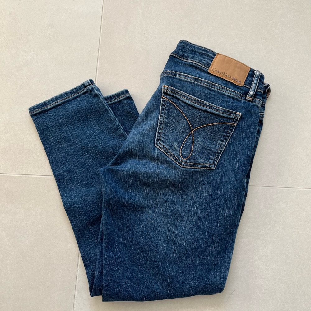 Calvin Klein cropped skinny jeans